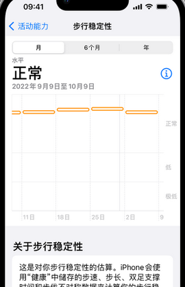 新都iPhone手机维修如何在iPhone开启'步行稳定性通知'