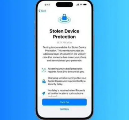 新都苹果授权维修店分享被盗设备保护功能开启方法 