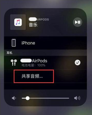 新都苹果14音频维修点分享iPhone14音频共享设置方法 