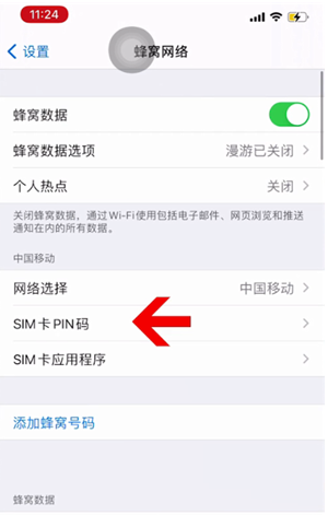 新都苹果14维修网分享如何给iPhone14的SIM卡设置密码 