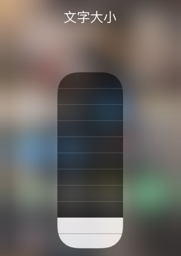 新都苹果手机维修分享小技巧：在 iPhone 控制中心快速调节字体大小 